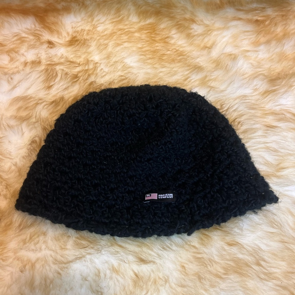 🧢 US Polo Jeans Company Knit Winter Hat -‎ Black